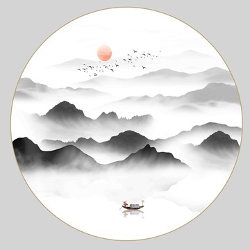 寫意山水畫