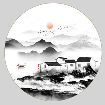中國風(fēng)水墨