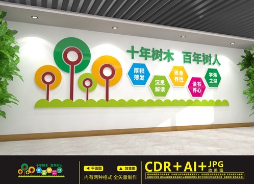 讀書文化墻