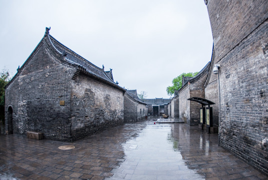 雨后的河南安阳马氏庄园