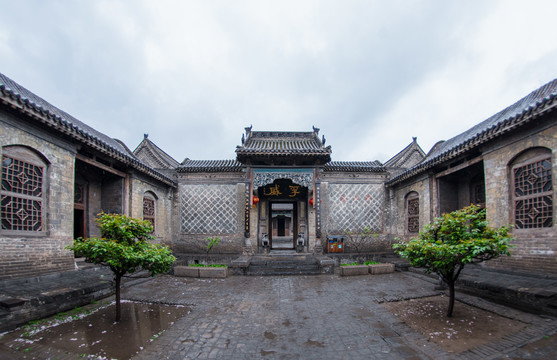 雨后的河南安阳马氏庄园