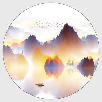 寫意水墨山水