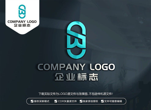 SW字母LOGO设计WS标志