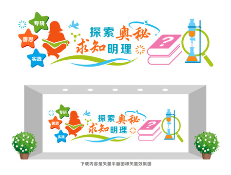 科學(xué)實(shí)踐文化墻