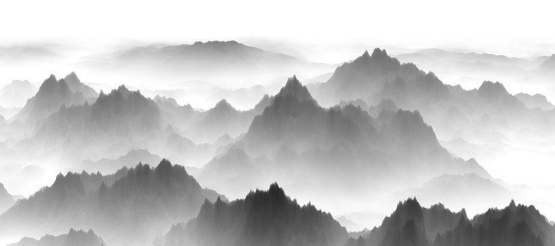 山水背景墻