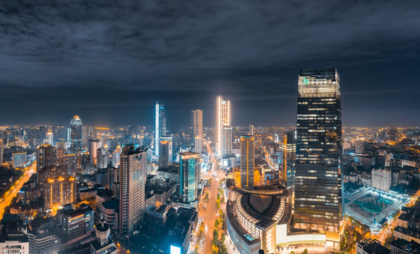 无锡城市CBD夜景