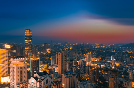 无锡城市CBD夜景