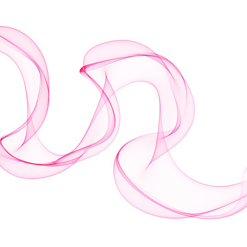 粉色动感曲线