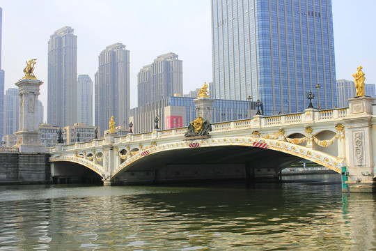 天津海河风景