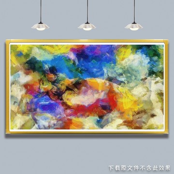 抽象油畫