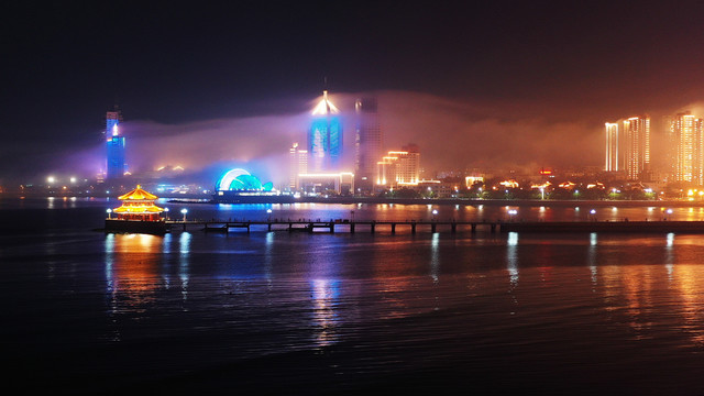 青岛城市夜景