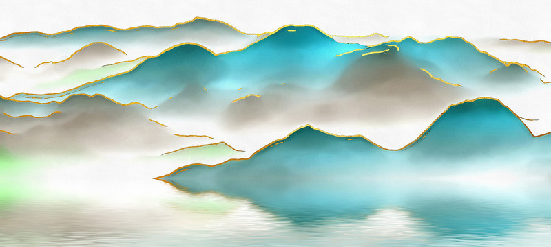 新中式山水