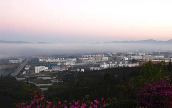 普洱市思茅城全景