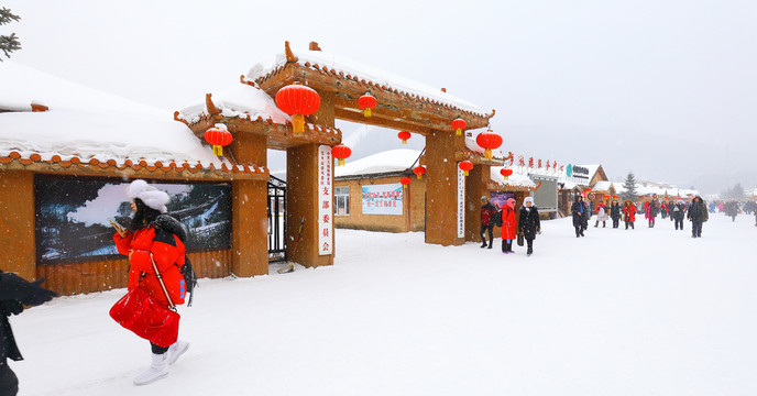 雪乡雪景