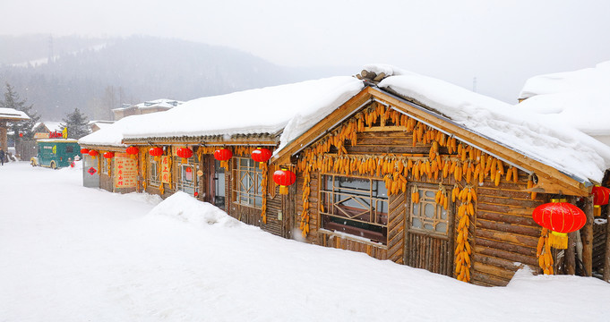 雪乡雪景