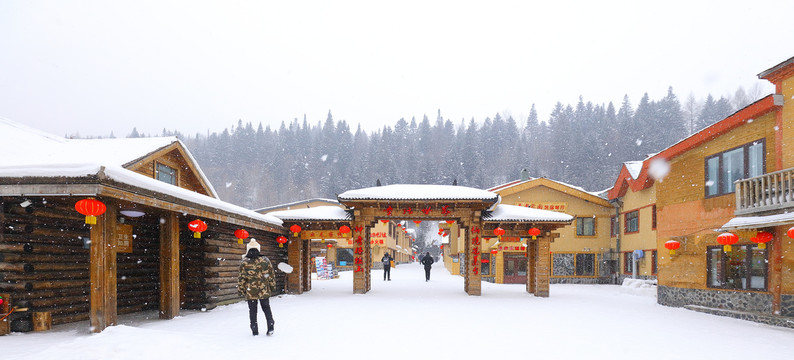 雪乡雪景