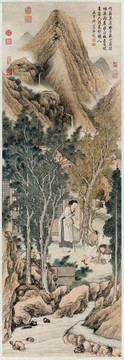 金廷標移桃圖