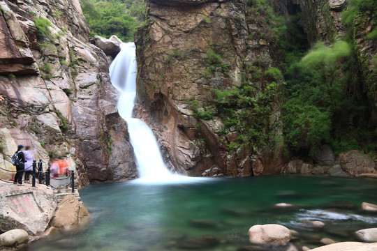 崂山北九水潮音瀑