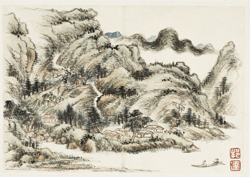 董邦達(dá)山水畫
