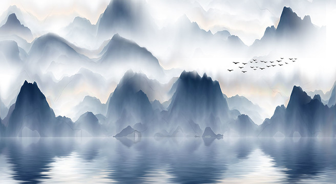 山水國(guó)畫