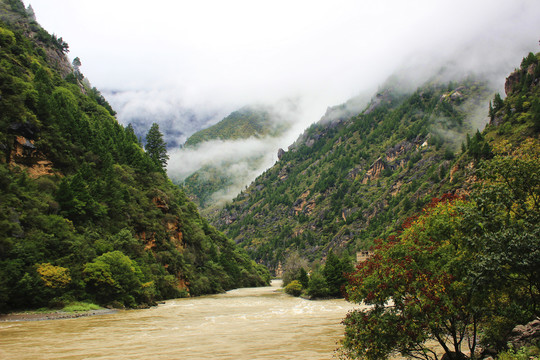 山间河流