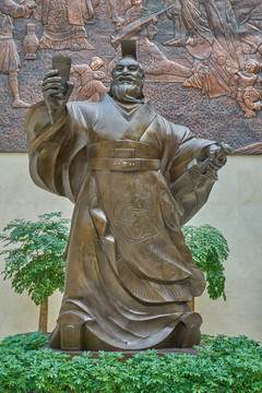 刘邦铜像