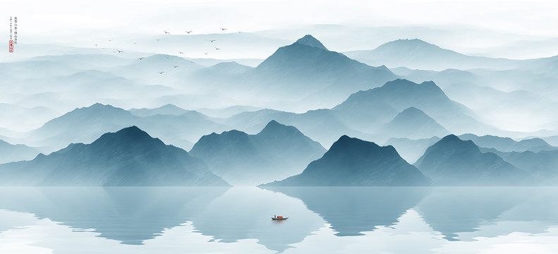 現(xiàn)代山水畫