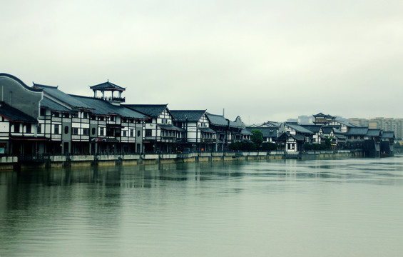 烟雨古镇