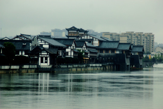 烟雨古镇