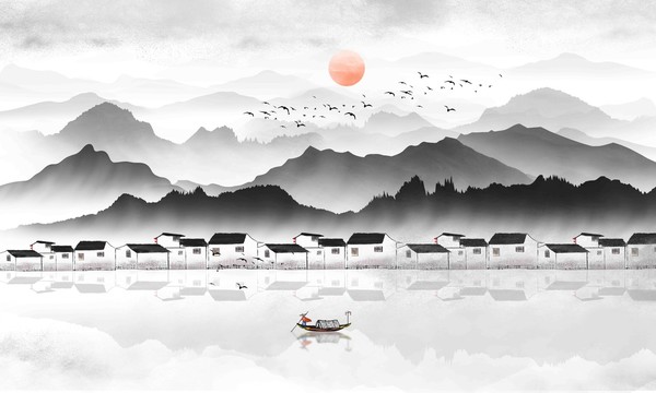 水墨江南