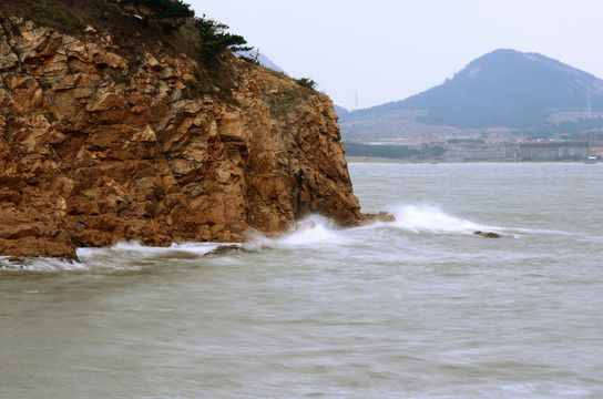 威海榮成成山頭臨海絕壁
