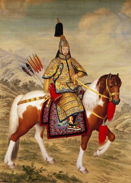 郎世寧乾隆皇帝大閱圖
