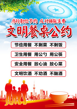 文明餐桌公約