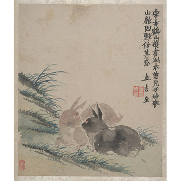  金農(nóng)墨戲圖
