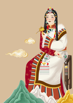 藏族婦女