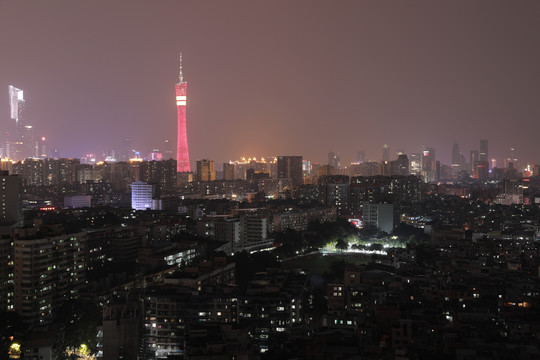 广州城市夜景