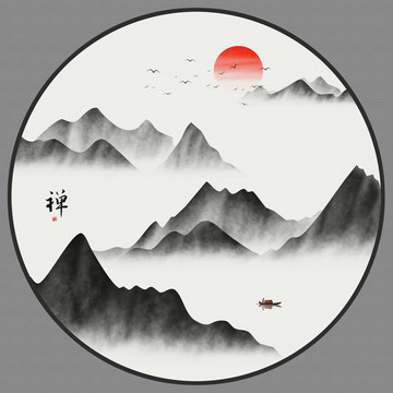 山水画