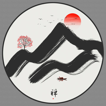 山水画