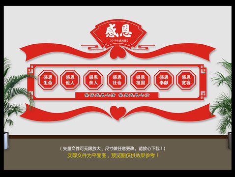 感恩文化墻