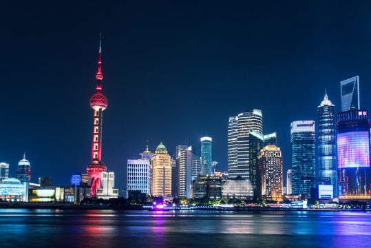 上海外滩夜景灯光秀