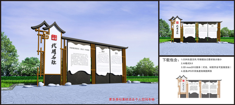 景區(qū)介紹牌