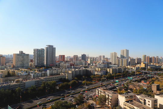 乌鲁木齐红山景色