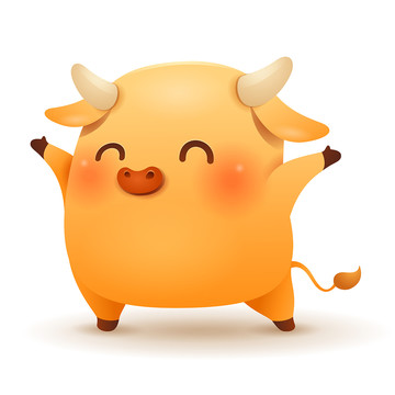 可愛的小金牛