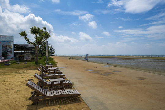 休闲椅海景