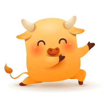 可愛的小金牛