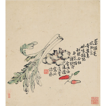 李復(fù)堂花卉工筆畫