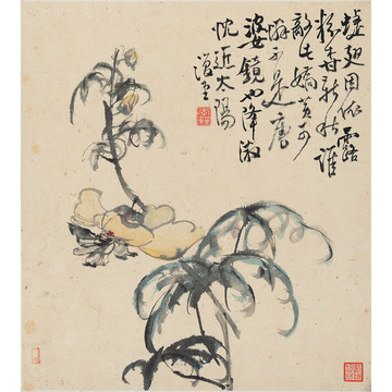 李復(fù)堂花卉工筆畫