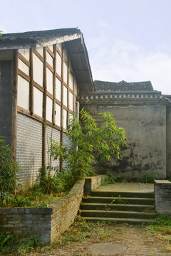 成都西来古镇街道川西民居