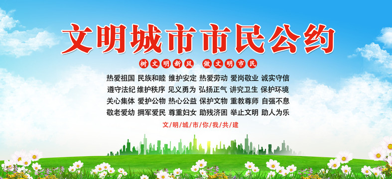 文明城市市民公約