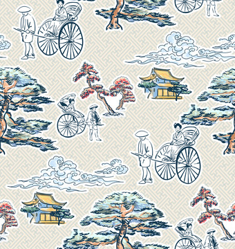 中國風(fēng)數(shù)碼印花圖案